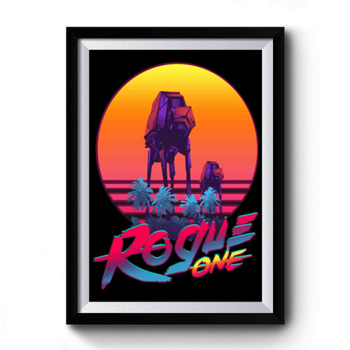 Rogue One Paradise Art Vintage Simple Premium Poster