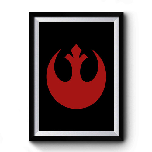 Rogue One Star Wars Rebel Alliance Logo Art Funny Premium Poster