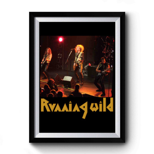 Running Wild Port Royal Heavy Metal Band Art Vintage Simple Premium Poster