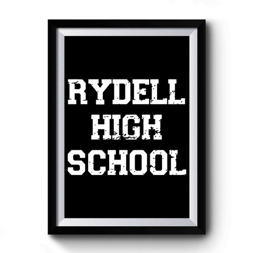 Rydell High School Vintage Art Premium Poster