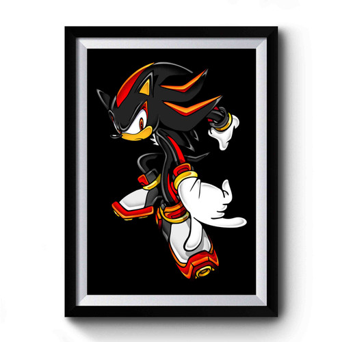 Shadow The Hedgehog Vintage Art Simple Premium Poster