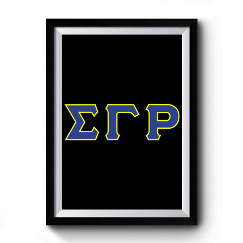 Sigma Gamma Rho Retro Premium Poster