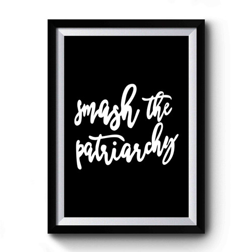 Smash The Patriarchy Retro Vintage Premium Poster