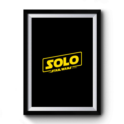 Solo A Star Wars Story Art Vintage Premium Poster
