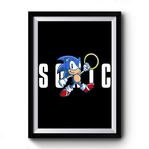 Sonic The Hedgehog 3 Design Art Simple Premium Poster