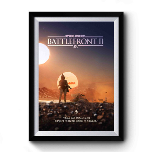Star Wars Battlefront 2 Art Simple Funny Premium Poster