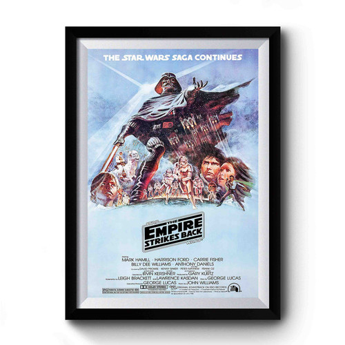 Star Wars The Empire Strikes Back Simple Art Premium Poster