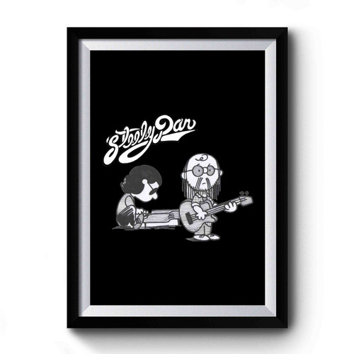Steely Dan Pop Rock Band Music Legend Cartoon Vintage Retro Premium Poster