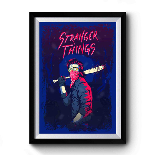Stranger Things Steve Vintage Art Premium Poster