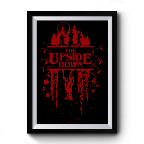 Stranger Things The Upside Down Art Simple Premium Poster