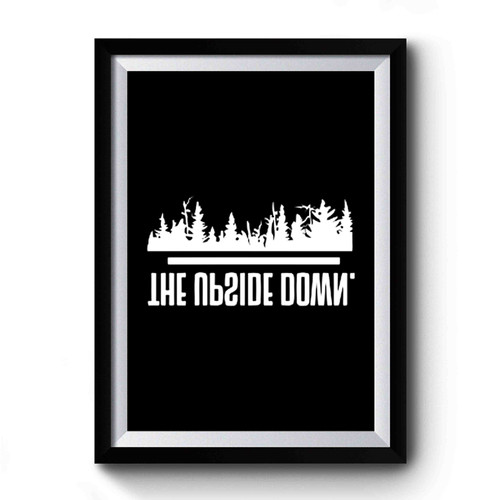 Stranger Things The Upside Down Vintage Art Simple Premium Poster