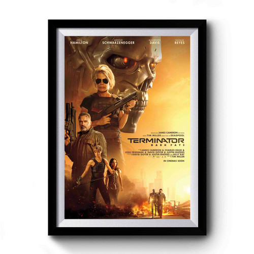 Terminator Dark Fate Movie Simple Art Premium Poster