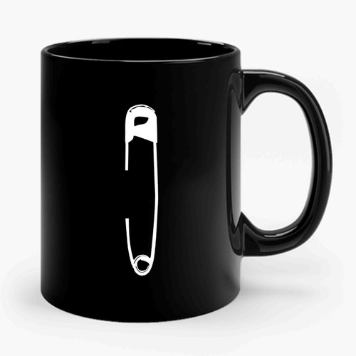 Safety Pin Ceramic Mug