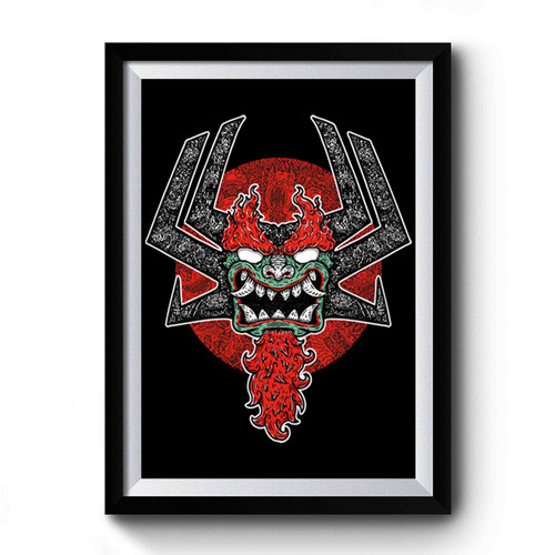 Timeless Demon Art Vintage Simple Premium Poster