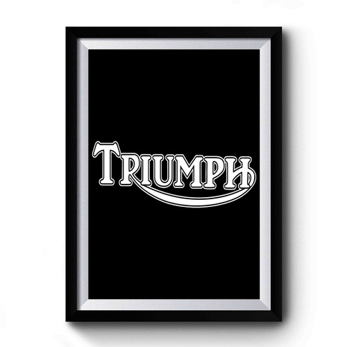 Triumph Logo Simple Art Premium Poster