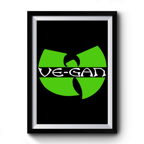 Vegan Vintage Art Simple Premium Poster