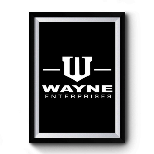 Wayne Enterprises Logo Vintage Art Simple Premium Poster