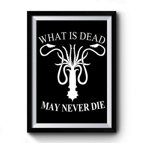What Is Dead May Never Die Got Inspired Simple Art Premium Poster