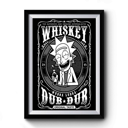 Whiskey Dub Dub Retro Vintage Premium Poster