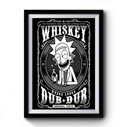 Whiskey Dub Dub Simple Art Premium Poster