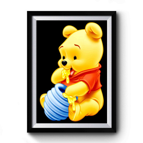 Winnie The Pooh Simple Design Premium Poster