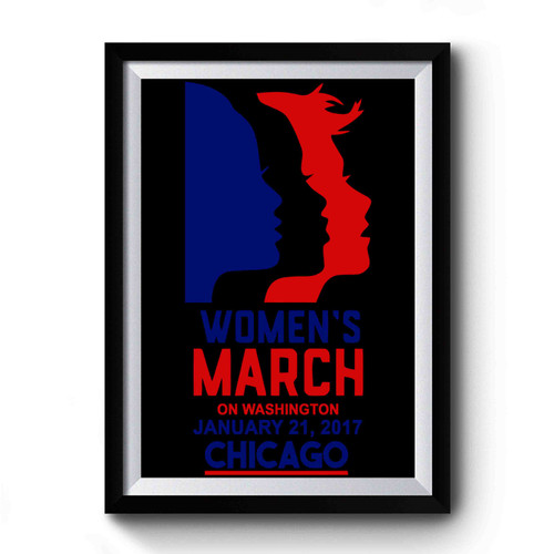 Womens March On Washington Simple Art Premium Poster