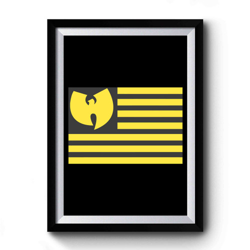 Wu Tang Clan Flag Design Art Simple Premium Poster