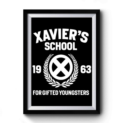Xavier's School For Gifted Youngsters Art Vintage Simple Premium Poster