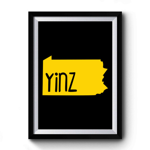 Yinz Pittsburgh Simple Art Premium Poster