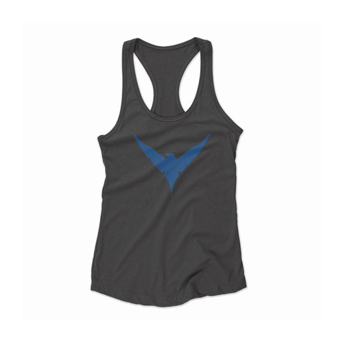 Nightwing Superhero Logo Batman Robin Symbol Women Racerback Tank Top