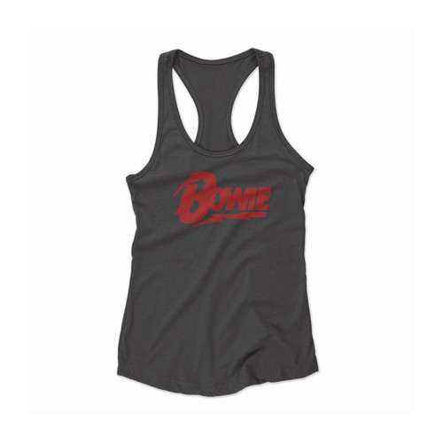 David Bowie 80's Vintage Pop Rock Retro Iconic Women Racerback Tank Top