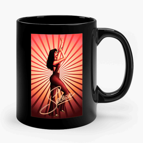 Selena Quintanilla Anything For Selena Reina De La Cumbia Painting Singer Ceramic Mug