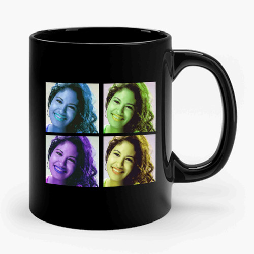 Selena Quintanilla Anything For Selena Reina De La Cumbia Pop Color Green Ceramic Mug