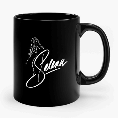 Selena Quintanilla Anything For Selena Reina De La Cumbia Singer Graphic Brand Name Ceramic Mug
