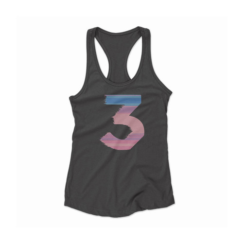 Chance The Rapper 3 Women Racerback Tank Top