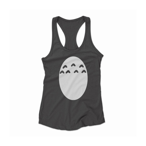 Totoro And Friends Chu Totoro Inspired Parody Women Racerback Tank Top