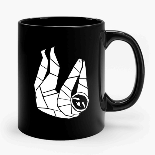 Sloth Geometric Style Ceramic Mug