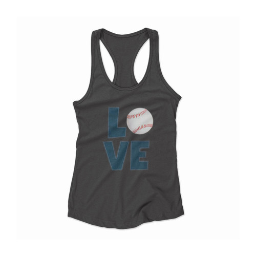 Baseball Iron On Transfer Iron On Baseball Love Women Racerback Tank Top