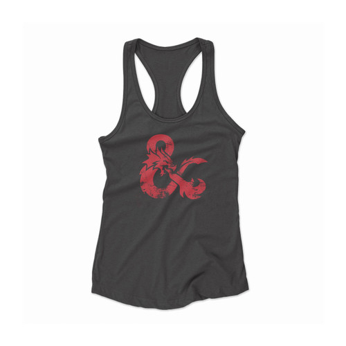 Dungeons & Dragons Logo Rpg Role Playing Game Women Racerback Tank Top