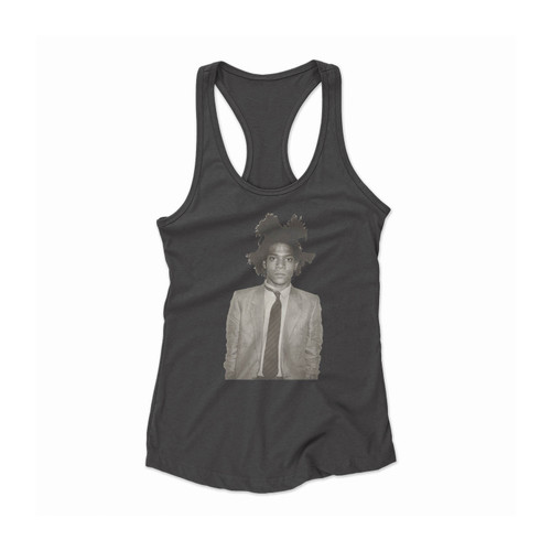 Jean Michel Basquiat Artist Women Racerback Tank Top