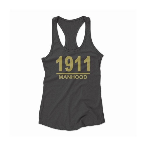 Omega Psi Phi Fraternity Founders Day Manhood 1911 Women Racerback Tank Top