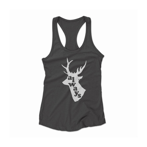 Always Deer Harry Potter Cute Patronus Charm Women Racerback Tank Top