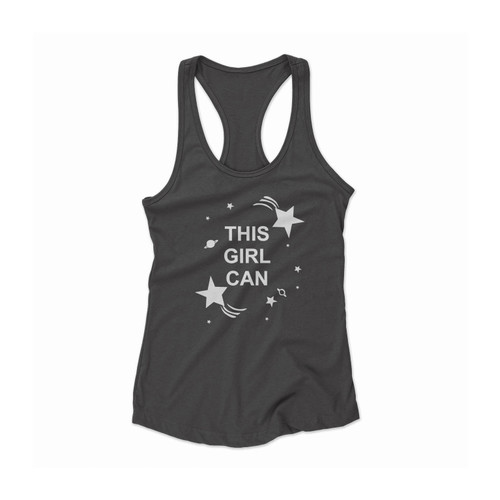 This Girl Can Girl Power Girl Empowerment Feminist Girl Gang Women Racerback Tank Top