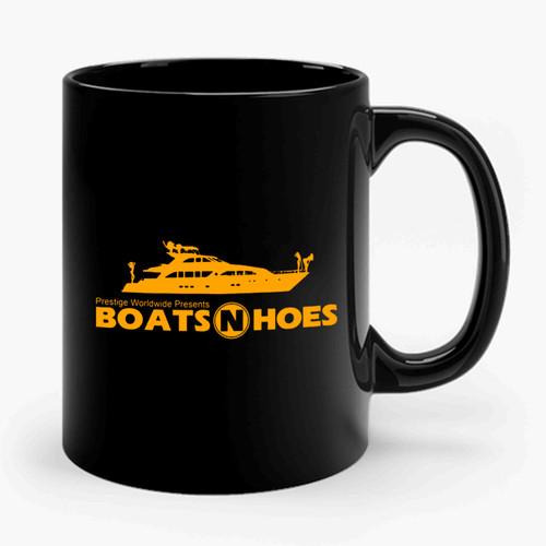 Step Brothers Boats N And Hoes Prestige Worldwide Will Ferrell Brennan Huff John C Reilly Dale Doback Anchorman Ceramic Mug