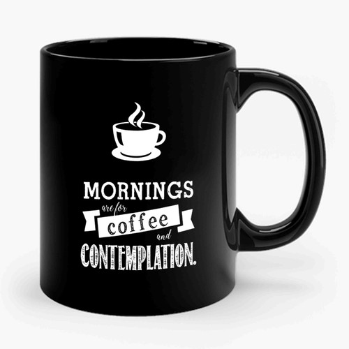 Stranger Things Mornings Are For Coffee And Contemplation 1 Ceramic Mug
