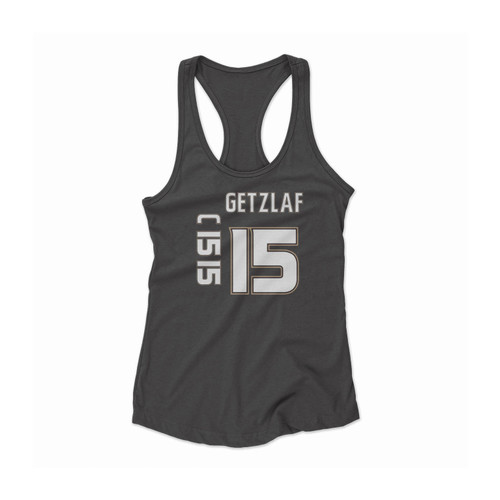 Anaheim Ducks #15 Ryan Getzlaf Jersey Women Racerback Tank Top