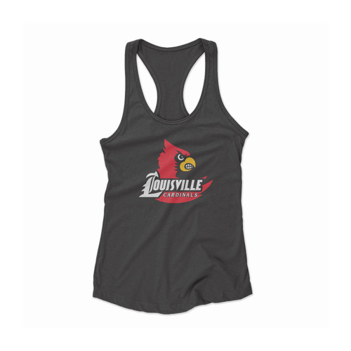 Louisville Cardinals Logo Women Racerback Tank Top