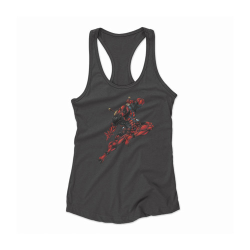 Deadpool Comics Render Women Racerback Tank Top