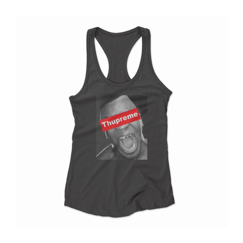 Mike Tyson Thupreme Parody Funny Women Racerback Tank Top