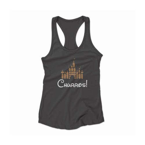 A Churro In Every Land Disney Castle Women Racerback Tank Top